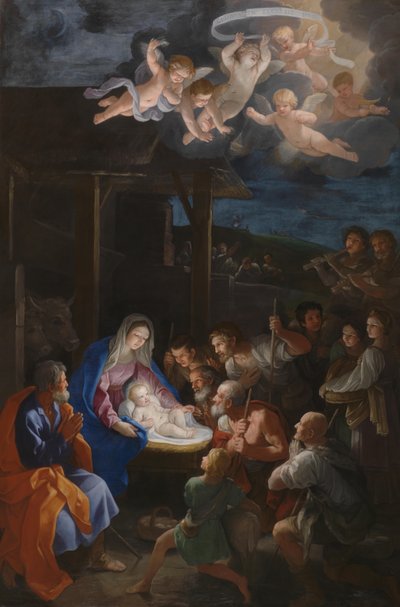 The Nativity at Night, 1640 by Guido Reni